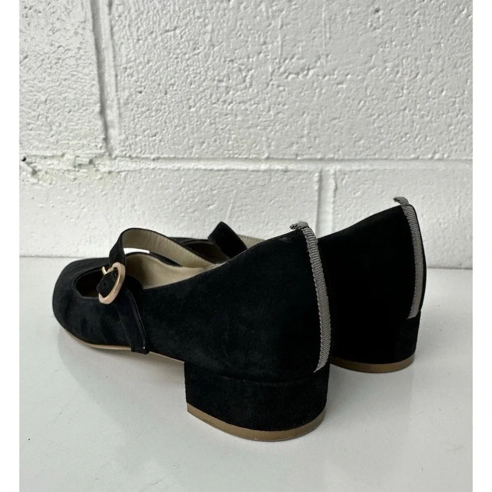 Boden Rosabel Black Suede Pointy Toe Low Heels‎ / Women's 40 US 9